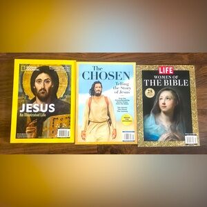 ✝️ ❤️ BRAND NEW Magazines JESUS LOT 3 pack THE CHOSEN special edition Bible 3333